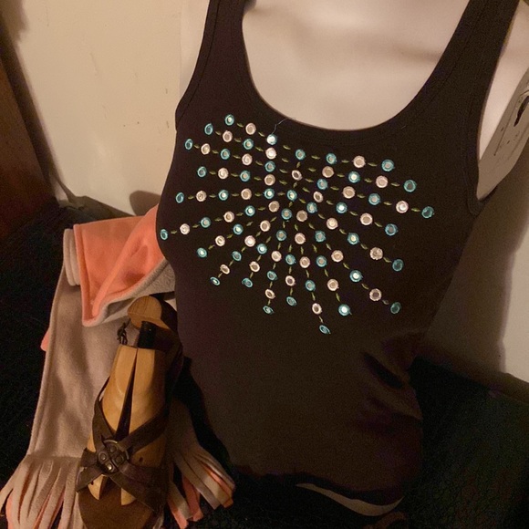 Tory Burch tank top shirt size small fits medium - Picture 6 of 16